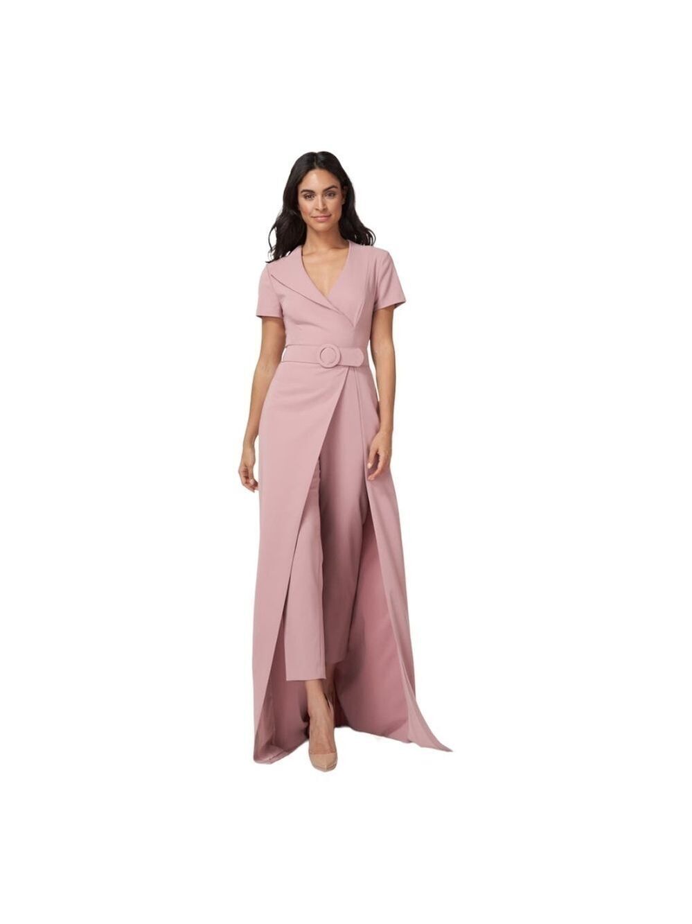KAY Unger Garcelle Asymmetric Neck Maxi Romper
